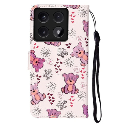 For Xiaomi 14T Case Pattern Leather Wallet Phone Cover with Card Holder
