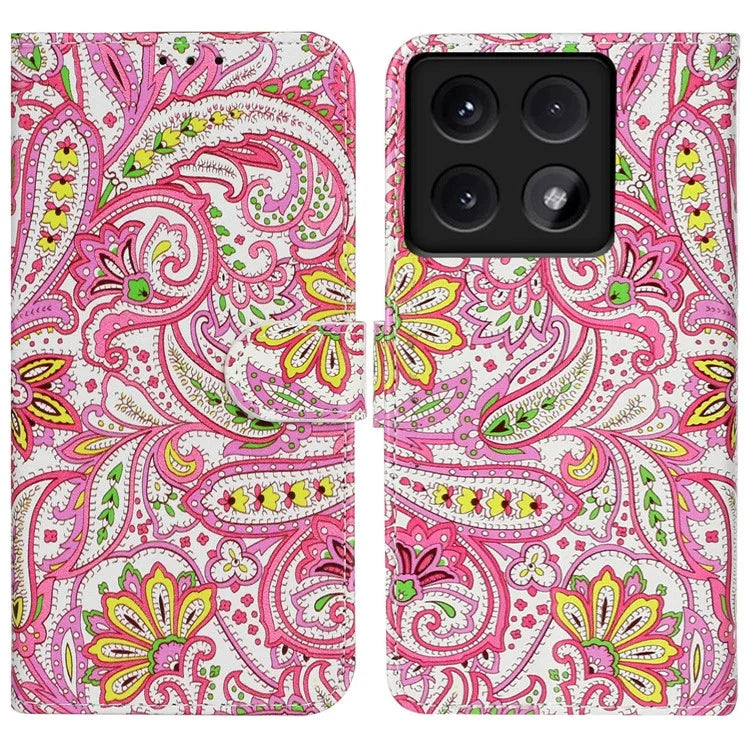For Xiaomi 14T Case Pattern Leather Wallet Phone Cover with Card Holder