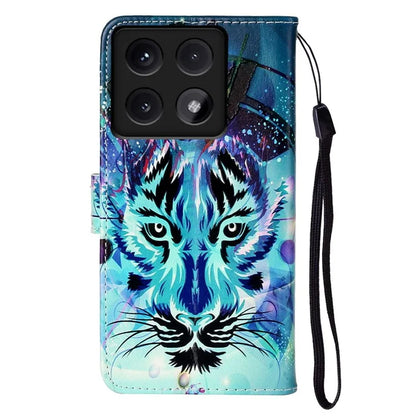 For Xiaomi 14T Case Pattern Leather Wallet Phone Cover with Card Holder