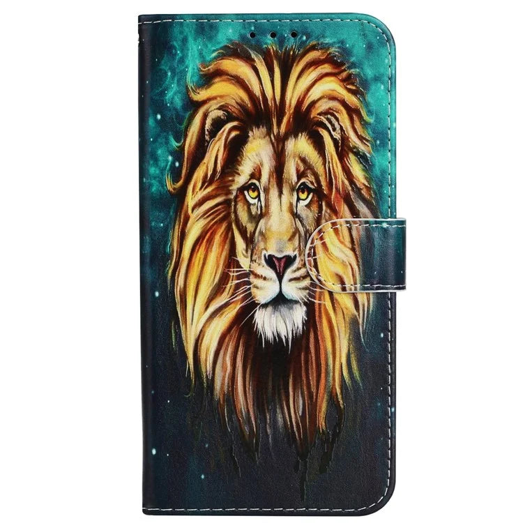 For Xiaomi 14T Case Pattern Leather Wallet Phone Cover with Card Holder