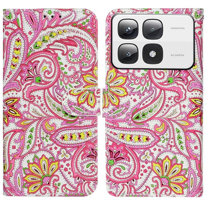 For Xiaomi 14T Pro Case Pattern Leather Wallet Phone Cover with Card Holder