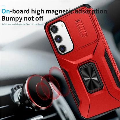 For Samsung Galaxy S23+ Case Camshield Kickstand TPU+PC Anti-Slip Phone Cover