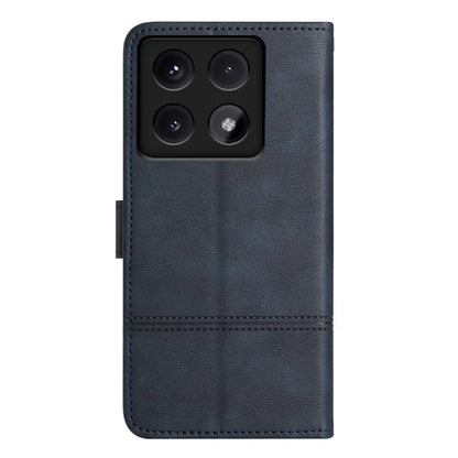 For Xiaomi 14T Case Line Imprinted PU Leather Wallet Phone Cover