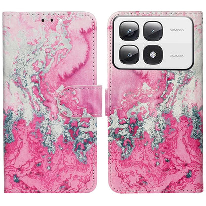 For Xiaomi 14T Pro Case Pattern PU Leather Flip Phone Cover