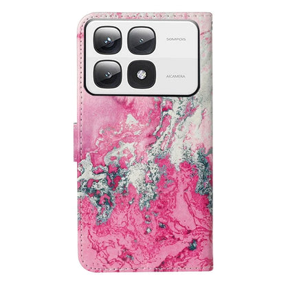 For Xiaomi 14T Pro Case Pattern PU Leather Flip Phone Cover
