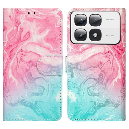 For Xiaomi 14T Pro Case Pattern PU Leather Flip Phone Cover