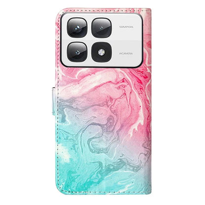 For Xiaomi 14T Pro Case Pattern PU Leather Flip Phone Cover