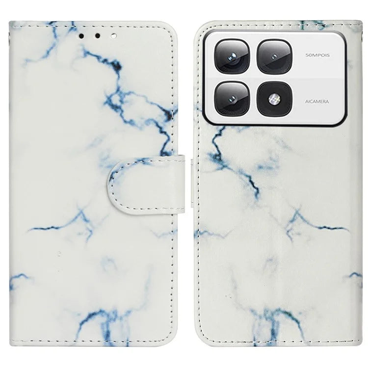 For Xiaomi 14T Pro Case Pattern PU Leather Flip Phone Cover