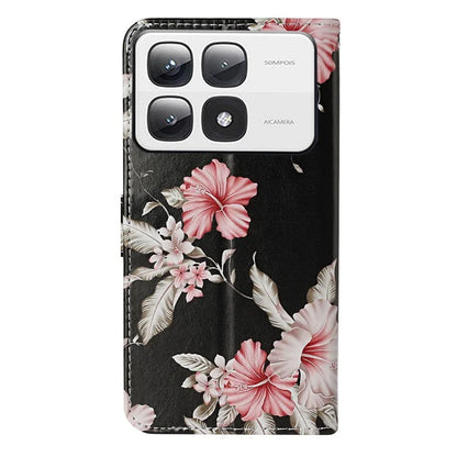 For Xiaomi 14T Pro Case Pattern PU Leather Flip Phone Cover