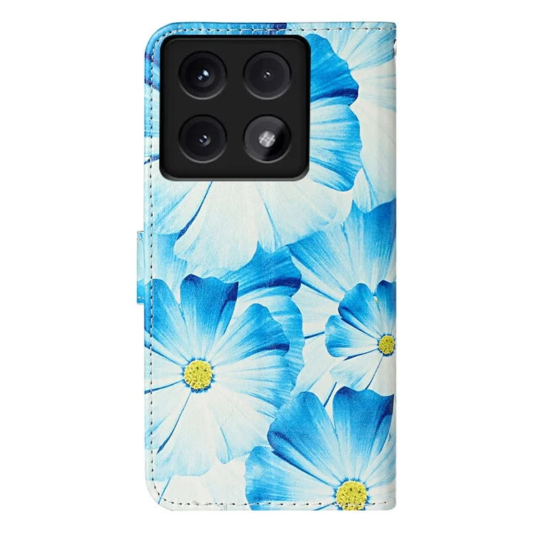 For Xiaomi 14T Case Pattern PU Leather Flip Phone Cover