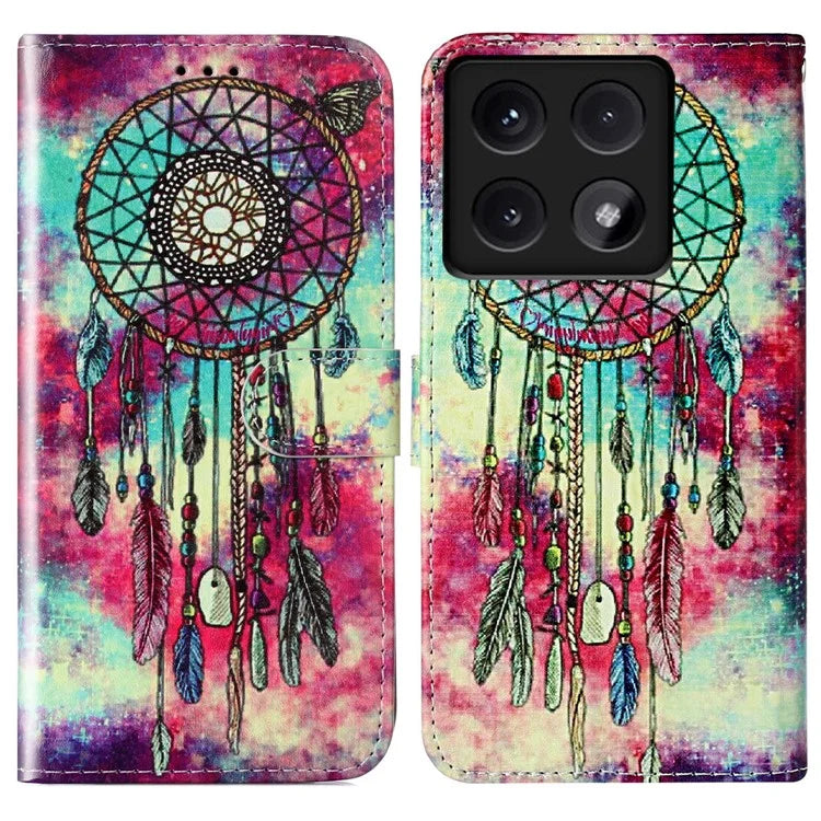 For Xiaomi 14T Case Pattern PU Leather Flip Phone Cover