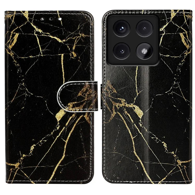 For Xiaomi 14T Case Pattern PU Leather Flip Phone Cover