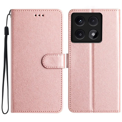For Xiaomi 14T Wallet Case Leather Folio Phone Cover Magnetic Clasp