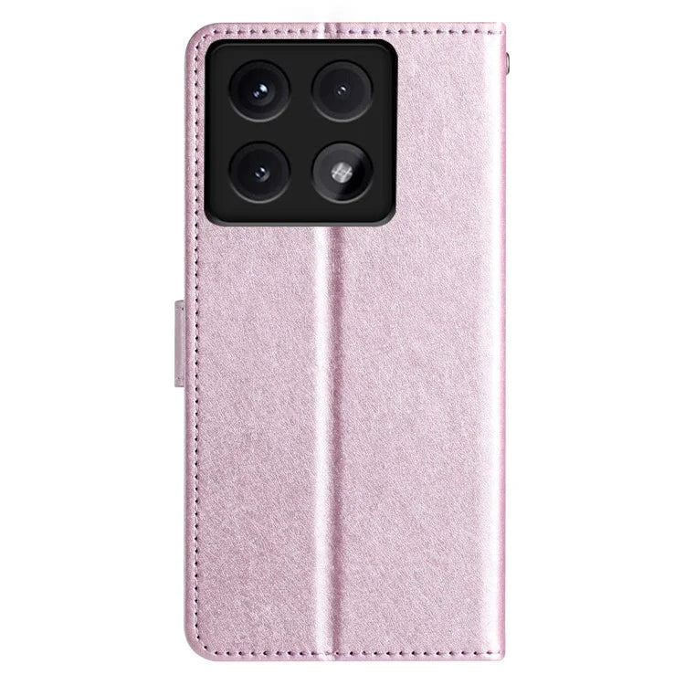 For Xiaomi 14T Wallet Case Leather Folio Phone Cover Magnetic Clasp