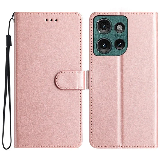 For Motorola Edge 50 5G Wallet Case Leather Folio Phone Cover Magnetic Clasp