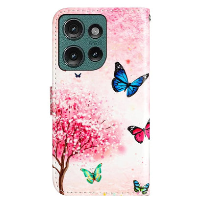 For Motorola Edge 50 5G Wallet Case Printed Pattern Design Leather Phone Cover