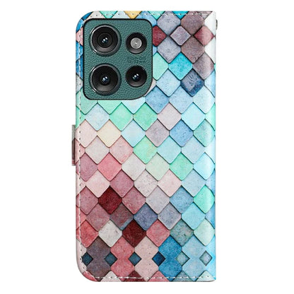 For Motorola Edge 50 5G Wallet Case Printed Pattern Design Leather Phone Cover