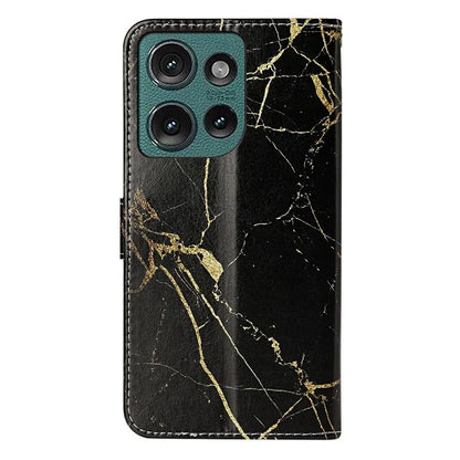 For Motorola Edge 50 5G Case Pattern PU Leather Flip Phone Cover