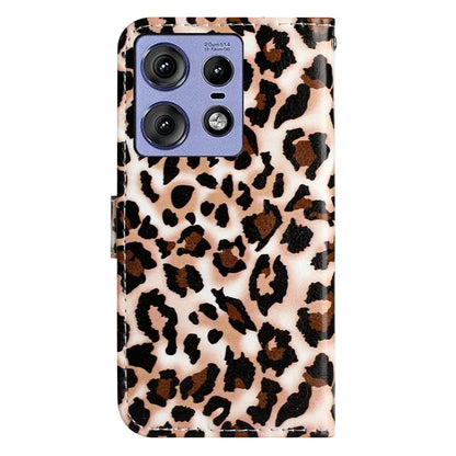 For Motorola Edge 50 Pro 5G Wallet Case Printed Pattern Design Leather Phone Cover