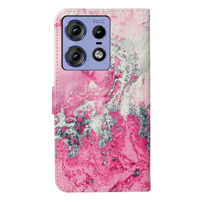 For Motorola Edge 50 Pro 5G Case Pattern PU Leather Flip Phone Cover