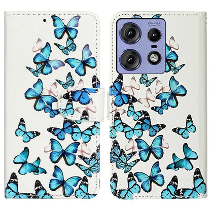 For Motorola Edge 50 Pro 5G Case Pattern PU Leather Flip Phone Cover