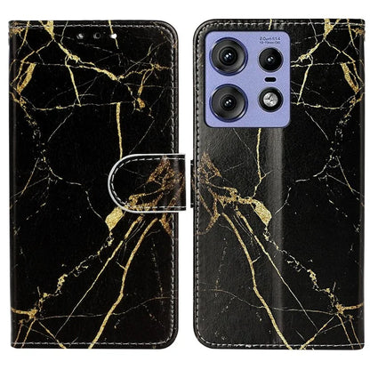 For Motorola Edge 50 Pro 5G Case Pattern PU Leather Flip Phone Cover