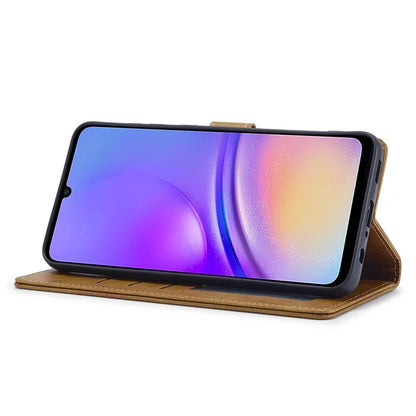 LC.IMEEKE For Samsung Galaxy A06 Case Calf Texture PU Leather Stand Wallet Phone Cover