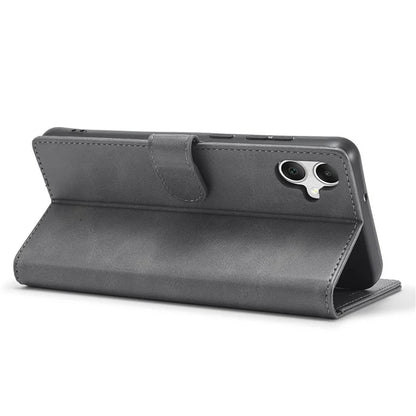 LC.IMEEKE For Samsung Galaxy A06 Case Calf Texture PU Leather Stand Wallet Phone Cover