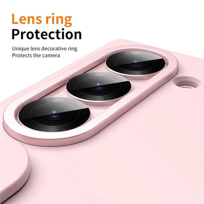 For Samsung Galaxy Z Fold5 5G Case Kickstand Wristband PC Phone Cover with Tempered Glass Film