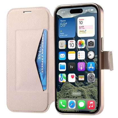 CASENEO For iPhone 16 Pro Max Case with Lens Film TPU Inner Shell Detachable Leather Phone Cover