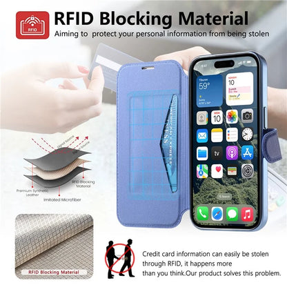 CASENEO For iPhone 16 Pro Max Case with Lens Film TPU Inner Shell Detachable Leather Phone Cover