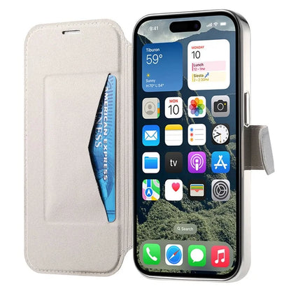CASENEO For iPhone 16 Pro Max Case with Lens Film TPU Inner Shell Detachable Leather Phone Cover