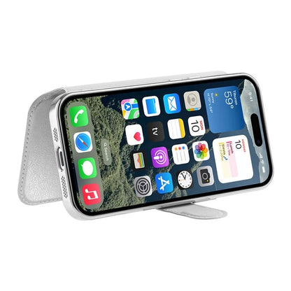 CASENEO For iPhone 16 Pro Max Case with Lens Film TPU Inner Shell Detachable Leather Phone Cover