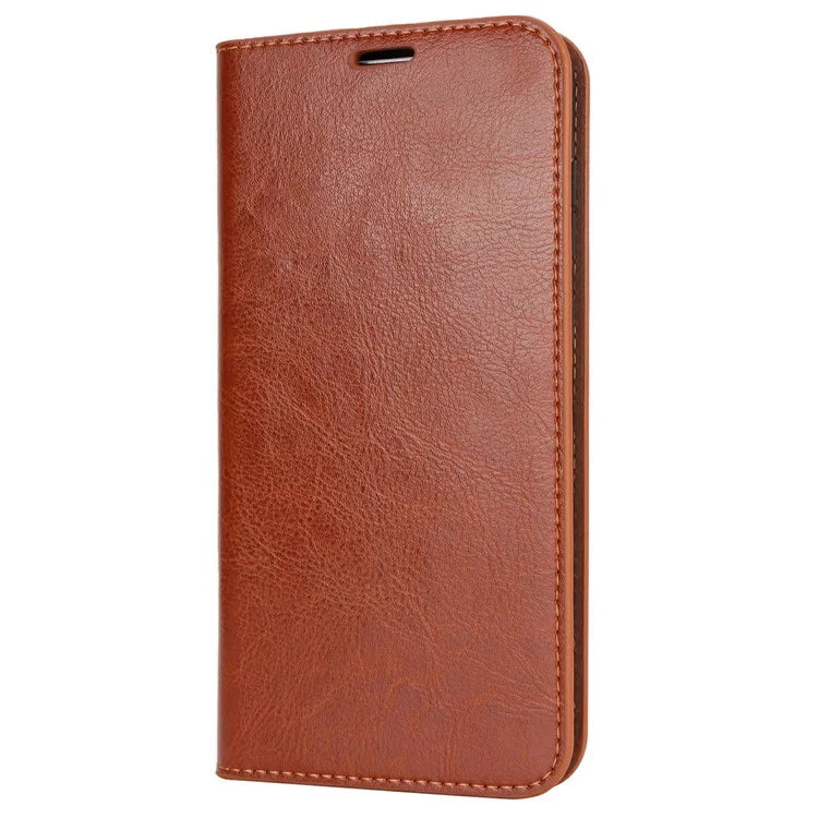 For Samsung Galaxy S24 FE Case Crazy Horse Texture Split Leather Wallet Phone Cover