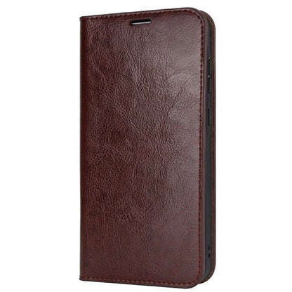 For Samsung Galaxy S24 FE Case Crazy Horse Texture Split Leather Wallet Phone Cover