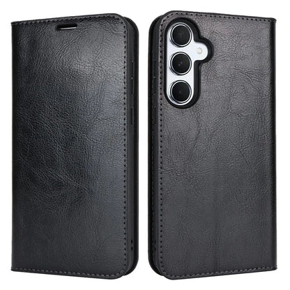 For Samsung Galaxy S24 FE Case Crazy Horse Texture Split Leather Wallet Phone Cover