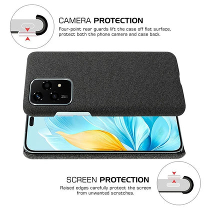 For Honor 200 Lite Case Cloth Texture Anti-Scratch Protective PC Phone Cover