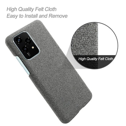 For Honor 200 Lite Case Cloth Texture Anti-Scratch Protective PC Phone Cover