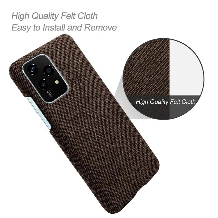For Honor 200 Lite Case Cloth Texture Anti-Scratch Protective PC Phone Cover