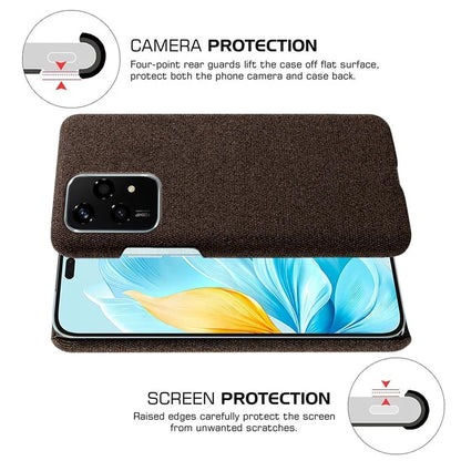 For Honor 200 Lite Case Cloth Texture Anti-Scratch Protective PC Phone Cover