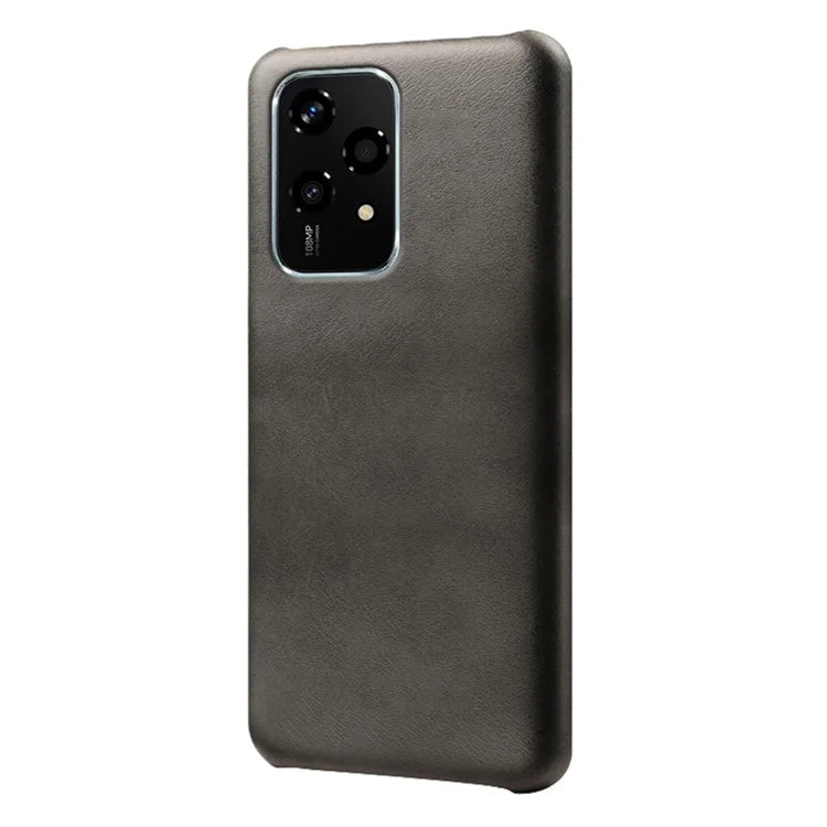 For Honor 200 Lite Case Calf Texture PU Leather Hard PC Protective Phone Cover