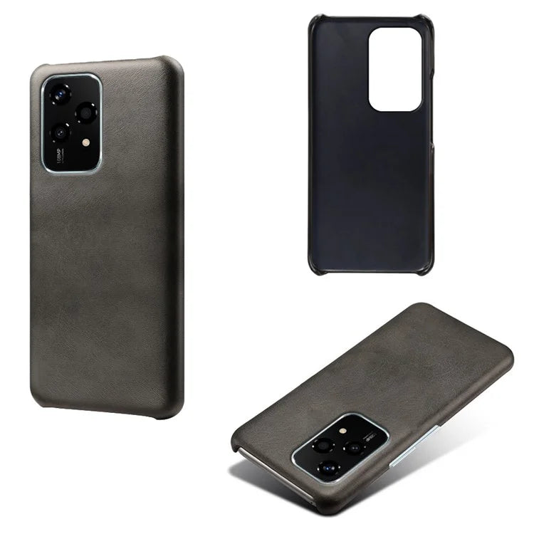 For Honor 200 Lite Case Calf Texture PU Leather Hard PC Protective Phone Cover