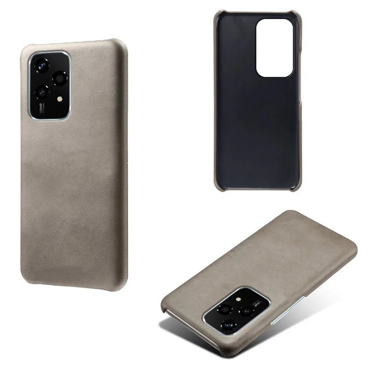 For Honor 200 Lite Case Calf Texture PU Leather Hard PC Protective Phone Cover