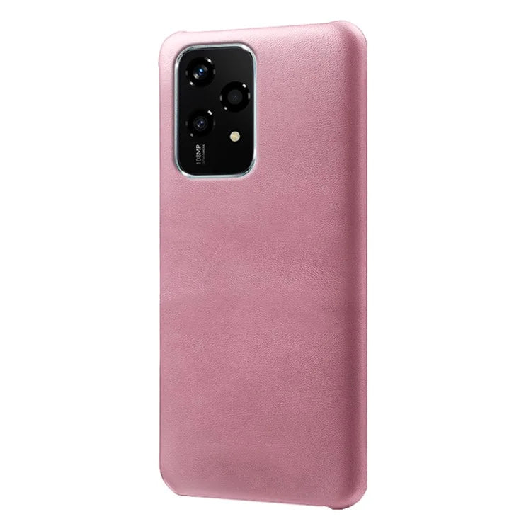 For Honor 200 Lite Case Calf Texture PU Leather Hard PC Protective Phone Cover