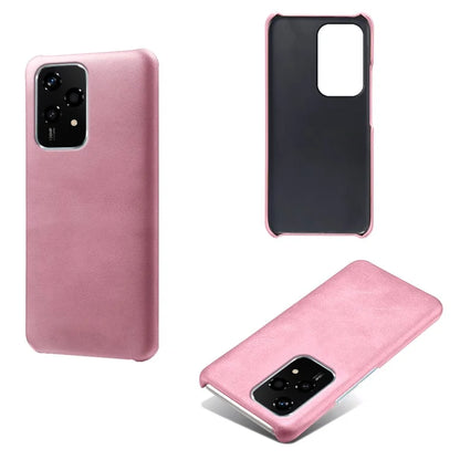 For Honor 200 Lite Case Calf Texture PU Leather Hard PC Protective Phone Cover