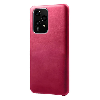 For Honor 200 Lite Case Calf Texture PU Leather Hard PC Protective Phone Cover