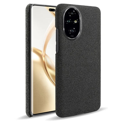 For Honor 200 Pro 5G Case Cloth Texture Anti-Scratch Protective PC Phone Cover