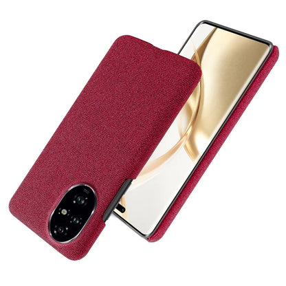 For Honor 200 Pro 5G Case Cloth Texture Anti-Scratch Protective PC Phone Cover