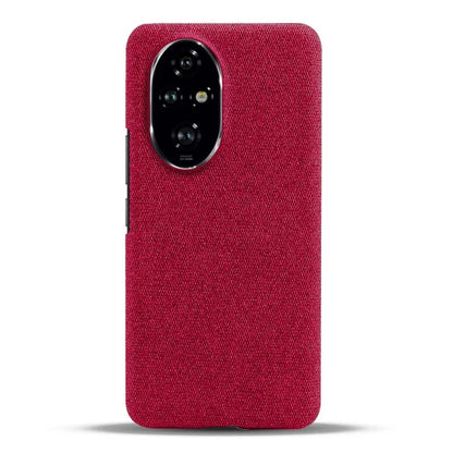 For Honor 200 Pro 5G Case Cloth Texture Anti-Scratch Protective PC Phone Cover