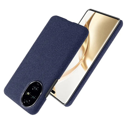 For Honor 200 Pro 5G Case Cloth Texture Anti-Scratch Protective PC Phone Cover